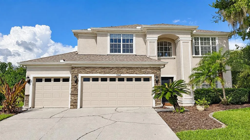 Lutz two-story home before painting